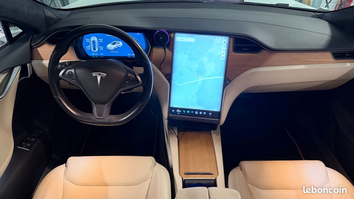 TESLA MODEL-S 560ch RAVEN 100KWH - DUAL-MOTOR 4WD - LONG RANGE - SOH 89% - ENTRETIEN TESLA - GARANTIE TESLA 2028 (image 5)