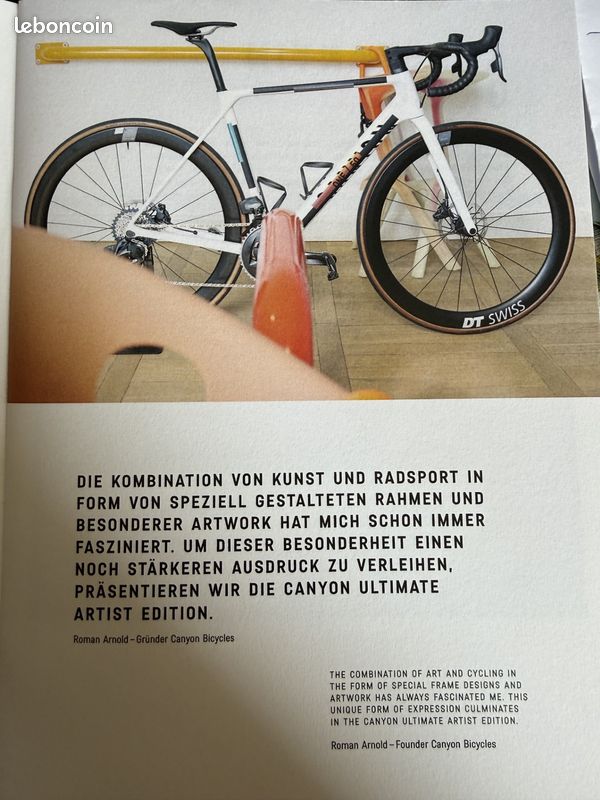 RARE : Canyon Ultimate CF SLX 8 LTD Artist Edition 2022 – Taille L – SRAM Force AXS (image 8)