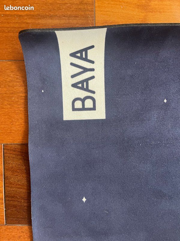 Tapis De Yoga Baya Power Bombay – 4,5 Mm – Bleu – Fabriqué En Allemagne – Neuf