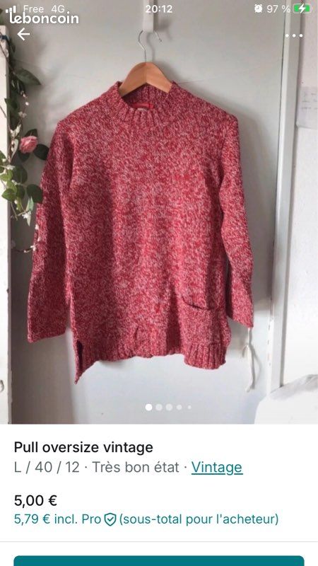 Lot de 5 vêtements femme L (image 2)