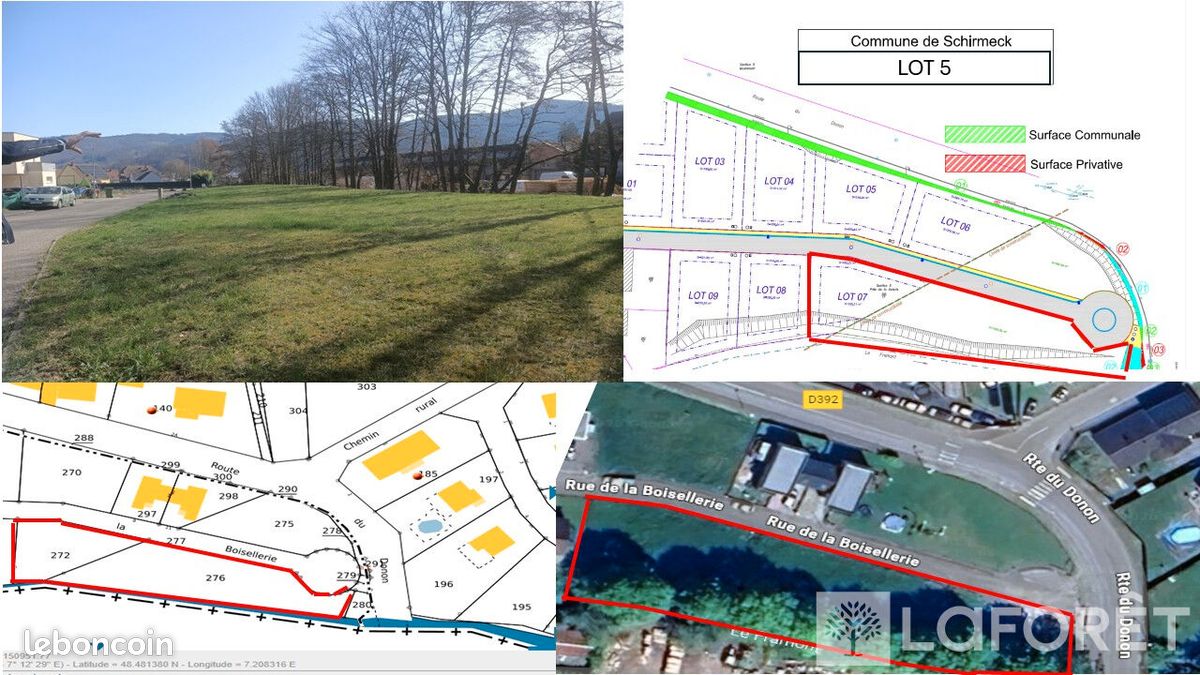 Terrain 1528 m² · à Schirmeck · 1 528 m² · 127 000 €