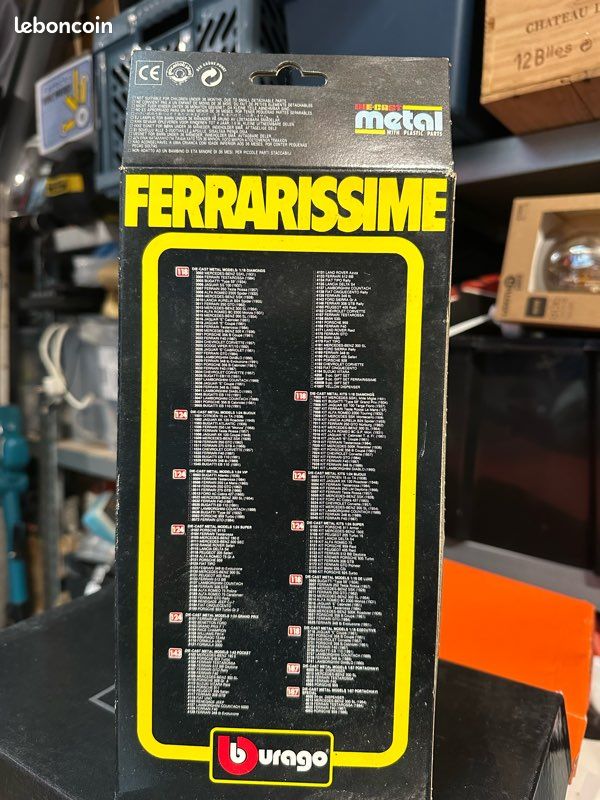 Ferrarissime 5 ferrari 1/43 métal marque virago (image 2)