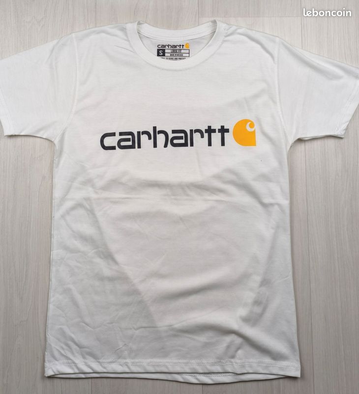 T-shirt Carhartt blanc neuf taille S (image 1)