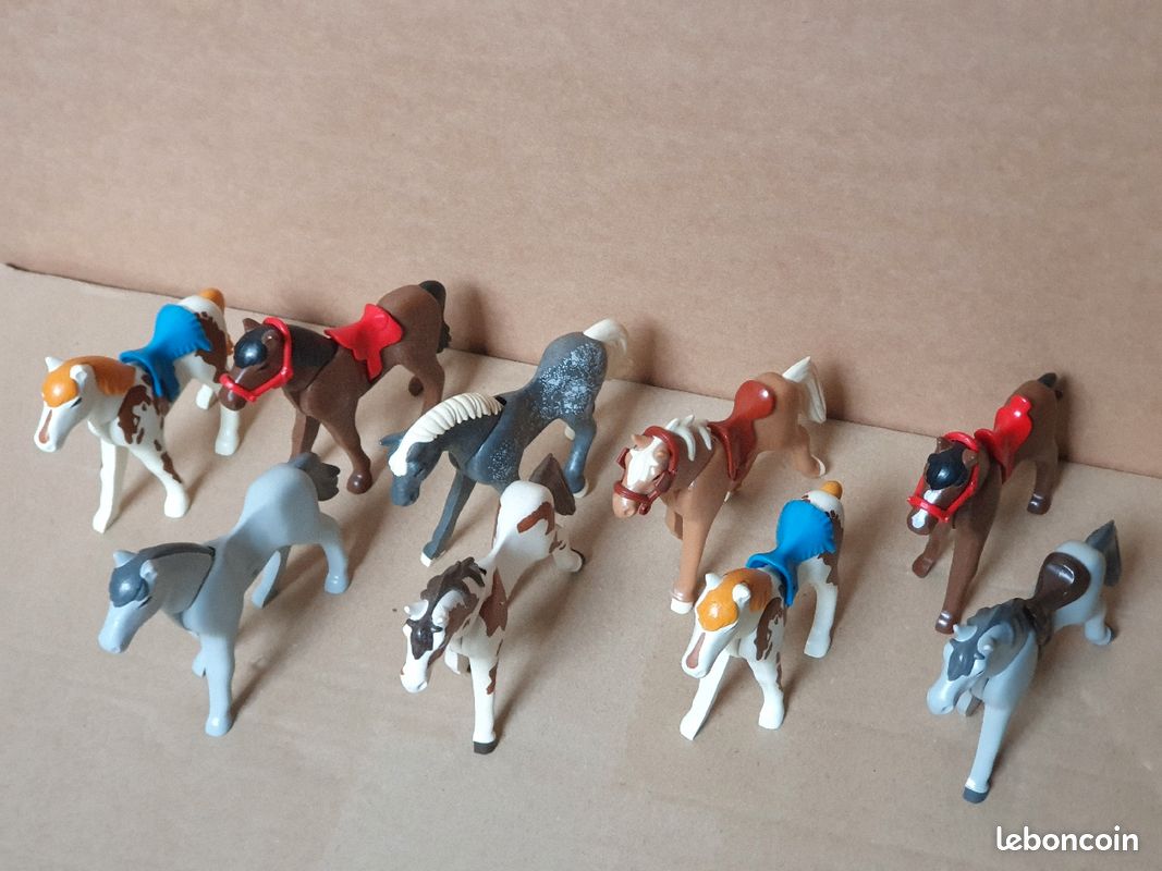 Playmobil chevaux d'occasion (image 1)