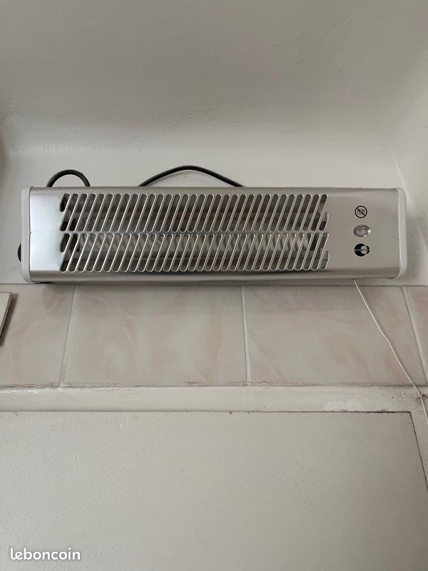 Radiateur électrique sèche-serviettes salle de bain - Gris - TBE (image 1)