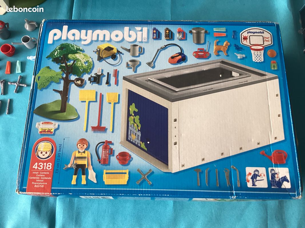 Mode d'emploi Playmobil set 4318 City Life Garage de la Maison