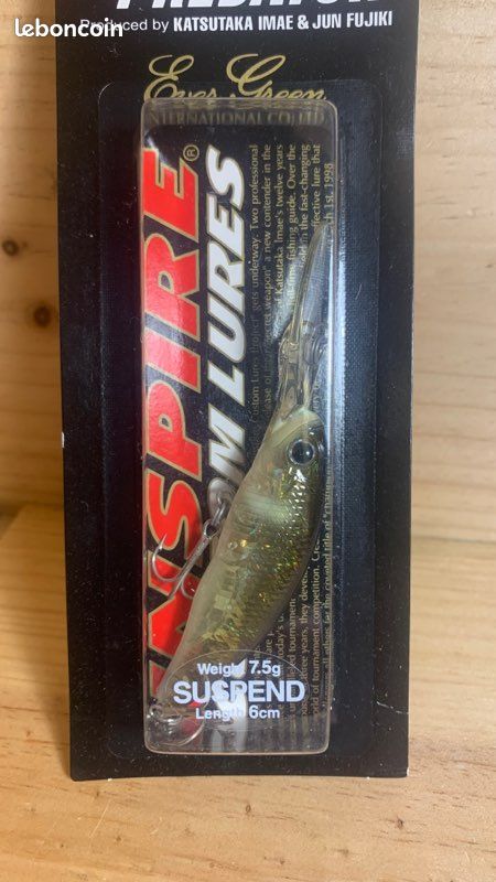 NOUVEAU leurre Evergreen Zerg #373 Olive Copper Shad