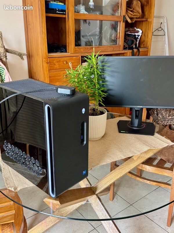 PC Gamer Alienware Aurora R16 + Écran ASUS 165Hz – i7 / RTX 4060 – Setup complet (image 1)