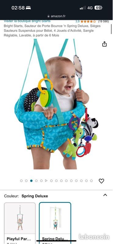 Portage Bebe Sauteur De Porte BÃ©bÃ© Cdiscount Siege Pour Trotteur