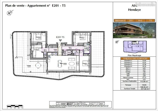 Appartement 5 pièces 120 m²