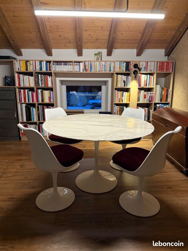 Table en marbre Knoll Tulipe (image 14)