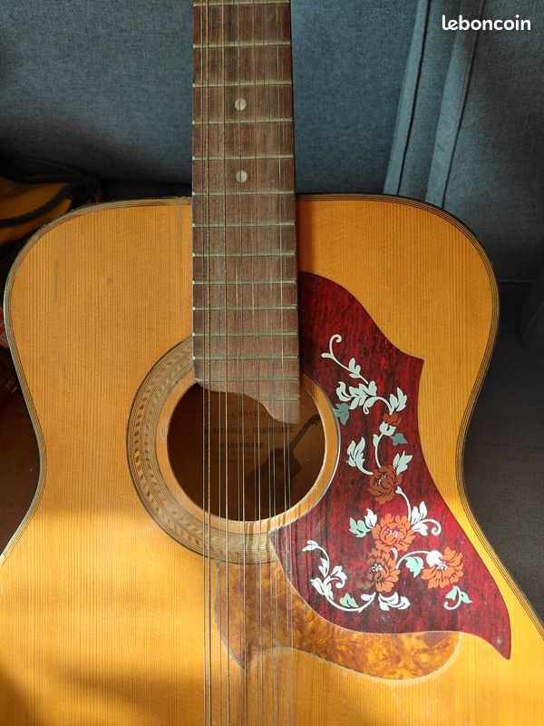 Guitare 12 cordes vintage Louis Patenotte (Luthier Mattaincourt - Vosges) (image 5)