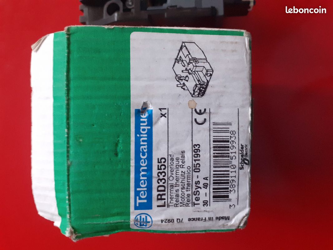 Schneider Relais de surcharge thermique ( LRD3 LRD4 LRD3355/ LR2D33 LRD33 ) (image 4)