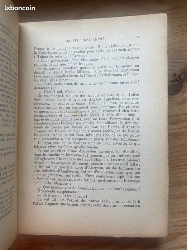 La vie d’une amitié, ma correspondance avec l’Abbé Magnier 1911-1944 - PLON (image 7)