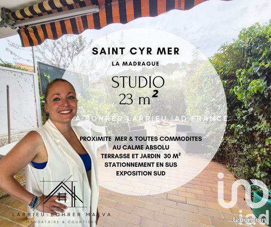 Studio 1 pièce 23 m²