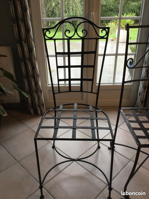 Chaises fer forger (image 2)