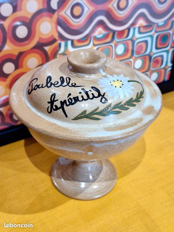 Poubelle de table apéritif vintage (image 2)