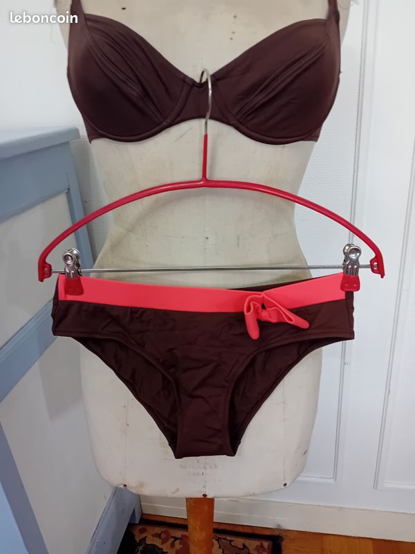 Maillot de bain 2 pièces neuf T. 38 (image 2)