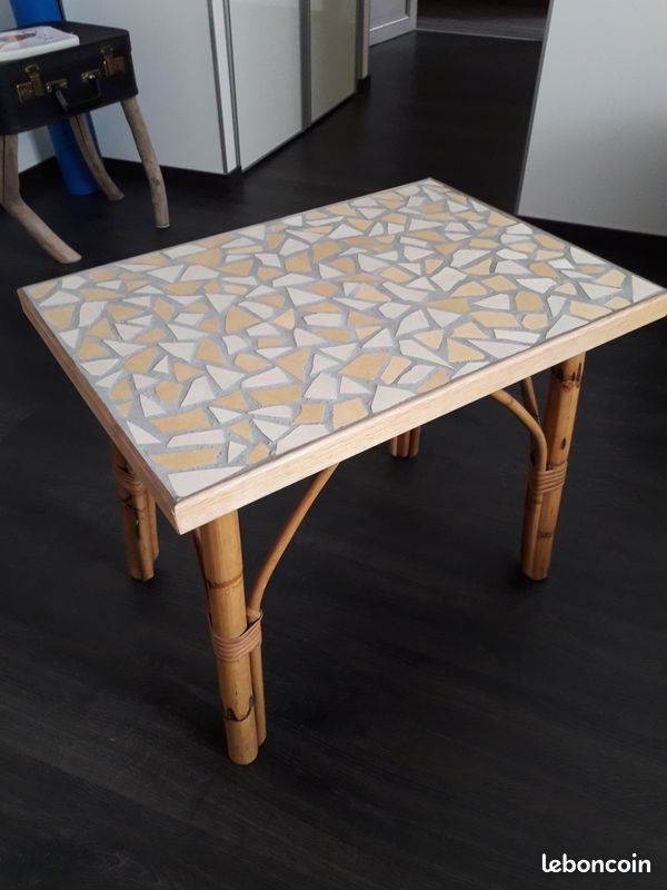 Table basse rotin (image 2)