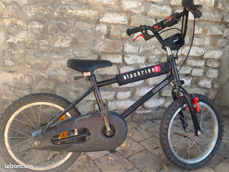 Decathlon Velo Bmx 16 Pouces BMX ENFANT 16 WIPE 500 GRIS 5-7 ANS