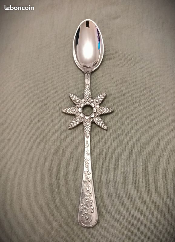 Ancienne Cuillère à Absinthe - Bistrot 1900 - France - Vintage