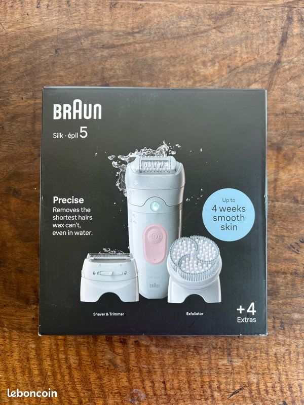 Épilateur Pour Épilation Facile, Peau Douce Longue - Braun Silk-épil 5 - SE5 060 (image 1)