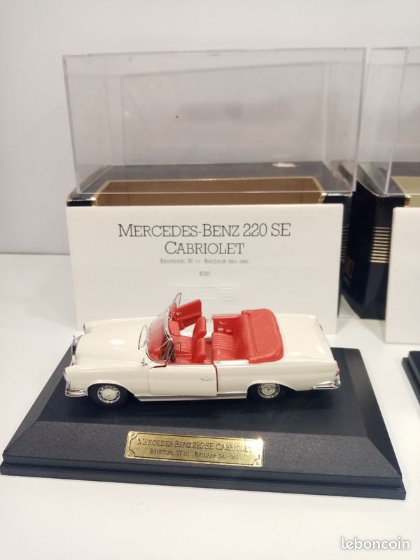 Lot FALLER mercedes benz 220 SE cabriolet (image 11)