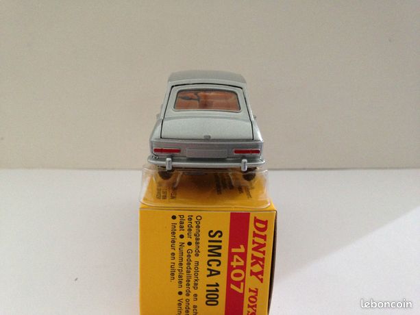 Dinky Toys 1407 Simca 1100 – Boîte D'origine Avec Coupon Revendeur – MIB – France