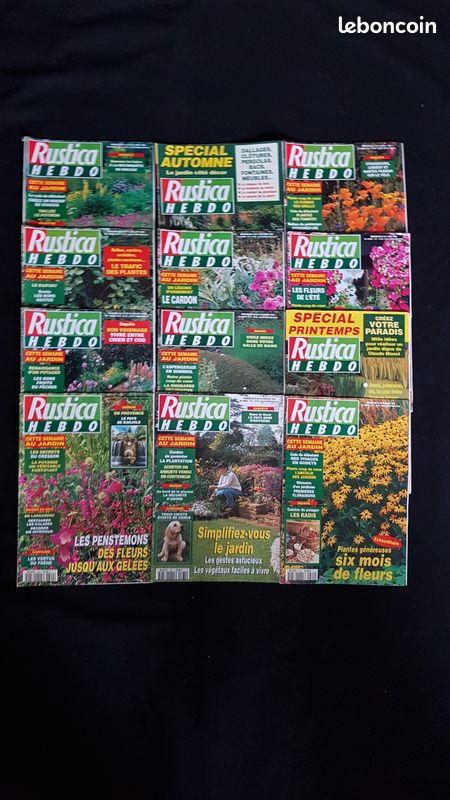 Lot de 12 magazines Rustica Hebdo de 1995 à 1996 (image 1)