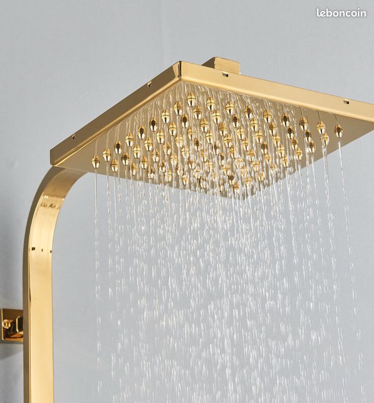 Ensemble De Douche Apparent Mexen KT40 Avec Pommeau Et Robinet Thermostatique Or Rose 771504093 60 86822218