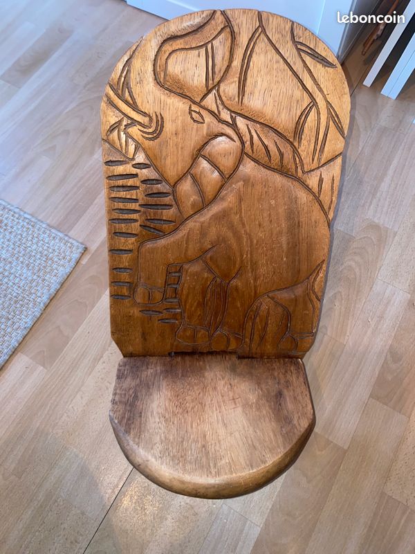 Mini chaise en bois massif (image 2)