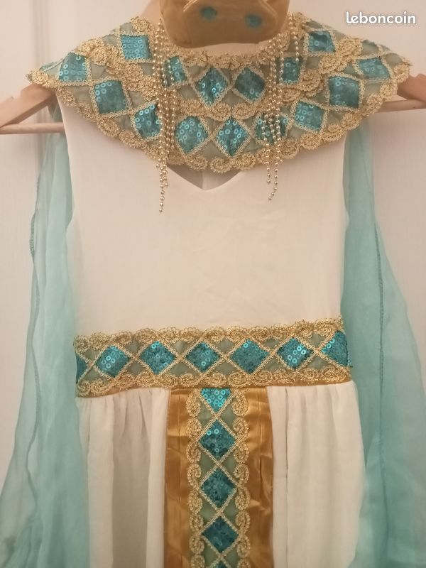 Déguisement robe Cléopâtre 6/8ans (image 3)