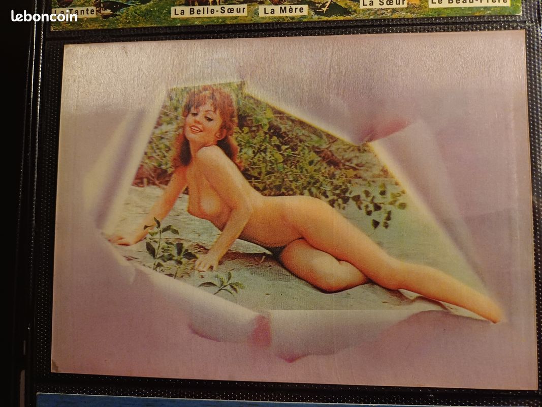 Carte postale vintage femme nue - Collection