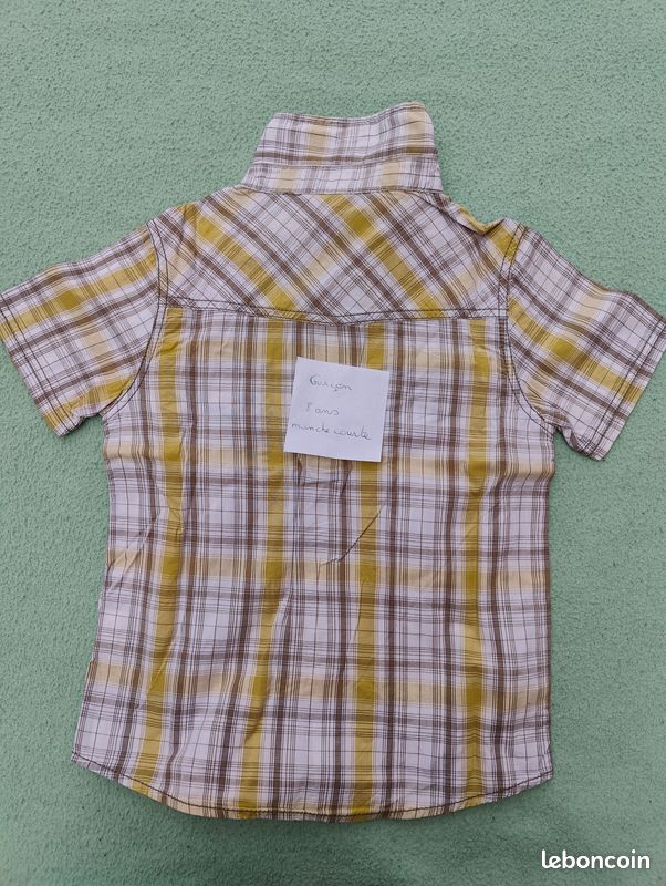 Chemise 8 ans manches courtes (image 6)