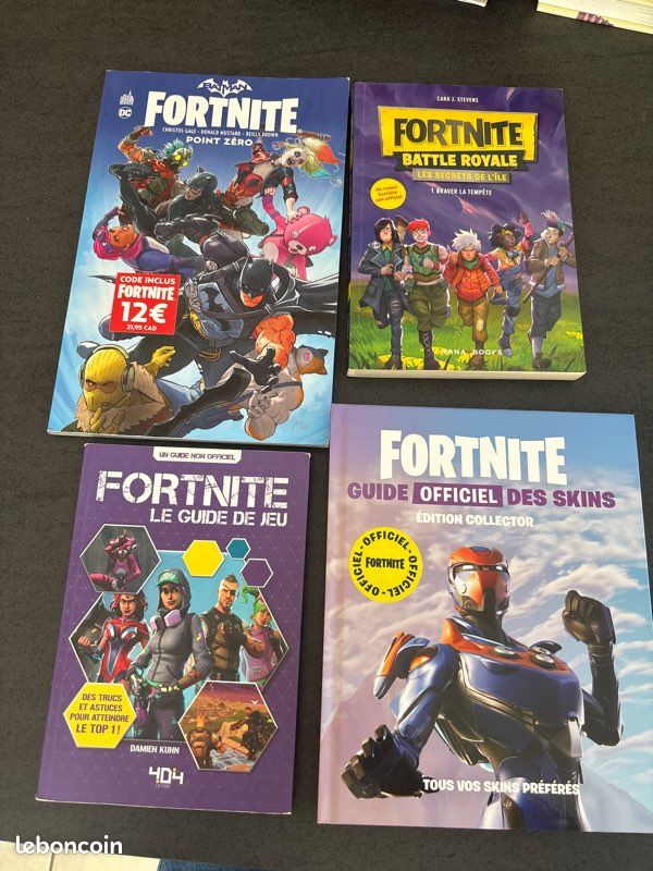 Lot de 4 livres Fortnite (image 1)