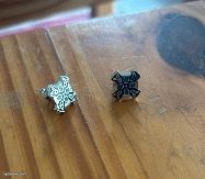 Boucles d'oreille croix celtique (image 1)