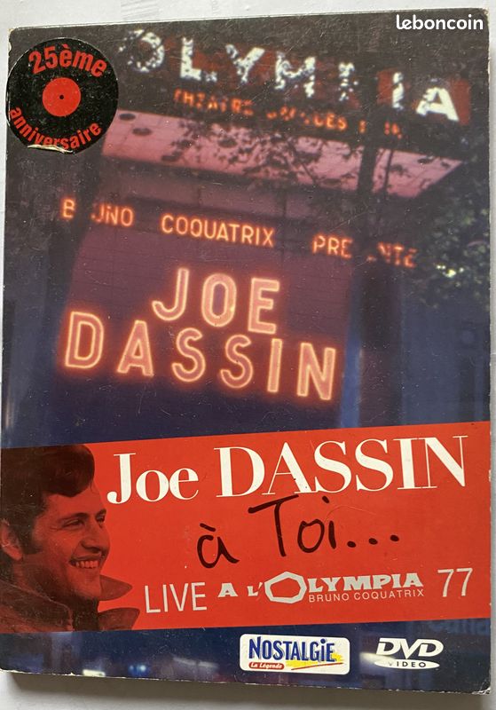 Joe Dassin, à toi, live à l'Olympia 77 - DVD (image 1)