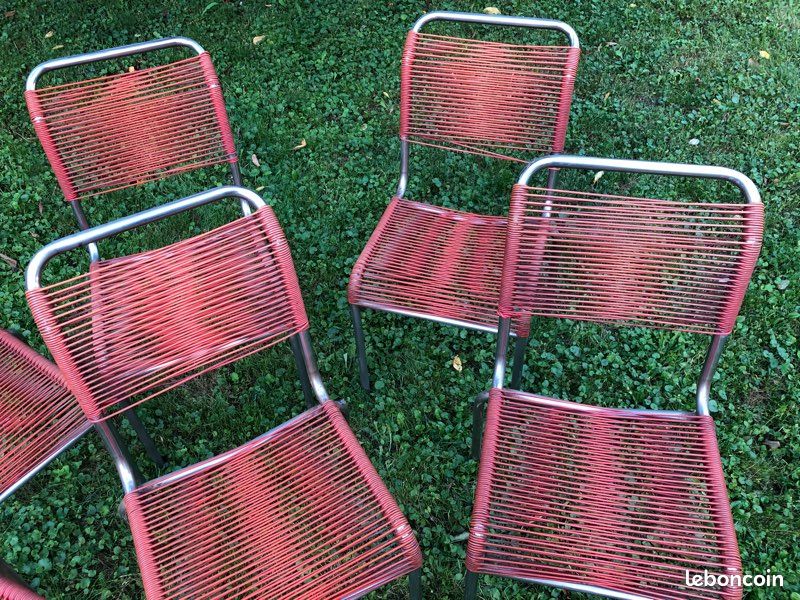 Lot de 6 chaises scoubidou (image 3)