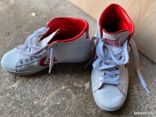 Converse en cuir pour enfant 37 (image 3)