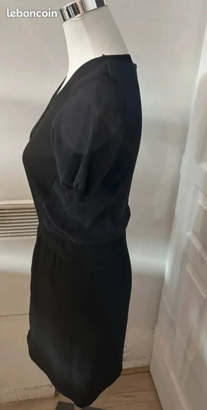 The Kooples robe noir en soie Femme, taille S/36 (image 3)