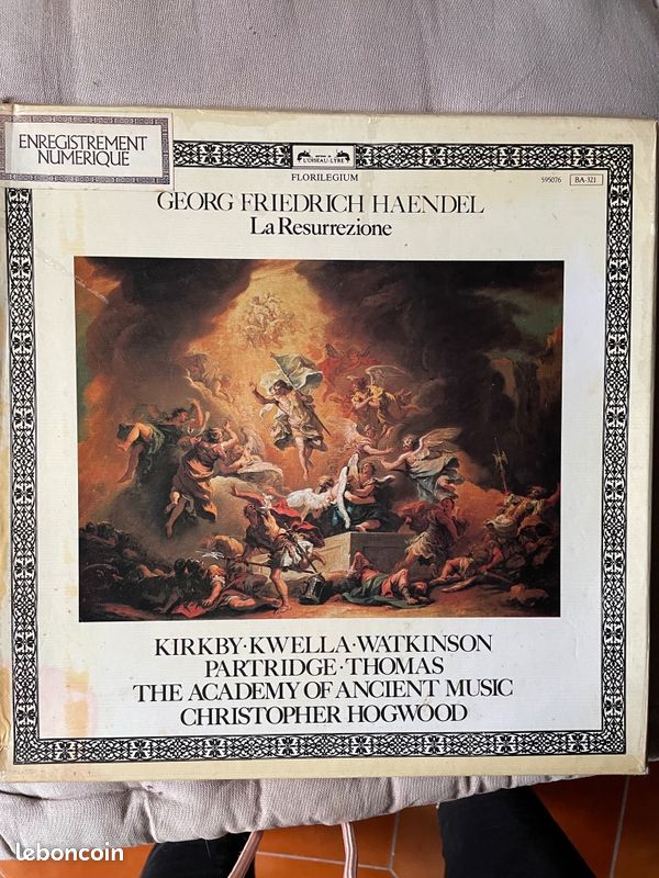 Coffret vinyle classique "La Resurrezione" G.F. HAENDEL (image 1)
