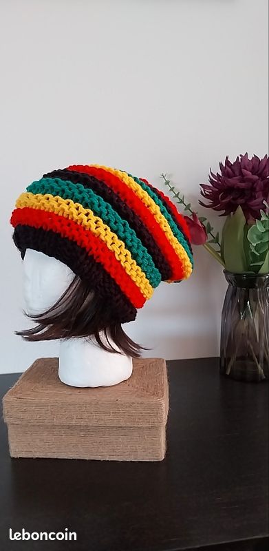 Joli bonnet slouchy rasta (image 2)