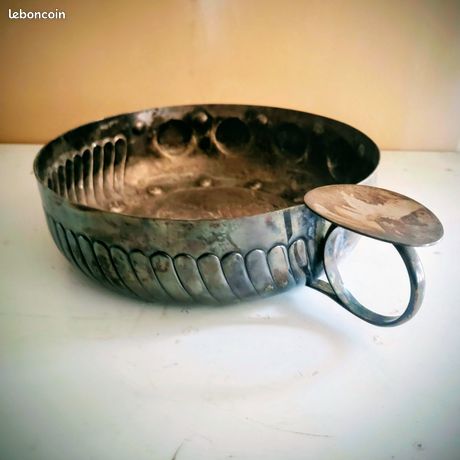 ARGENT ANCIEN GRAND Taste Vin 20 Cm Poincons A Identifier EUR 15,00