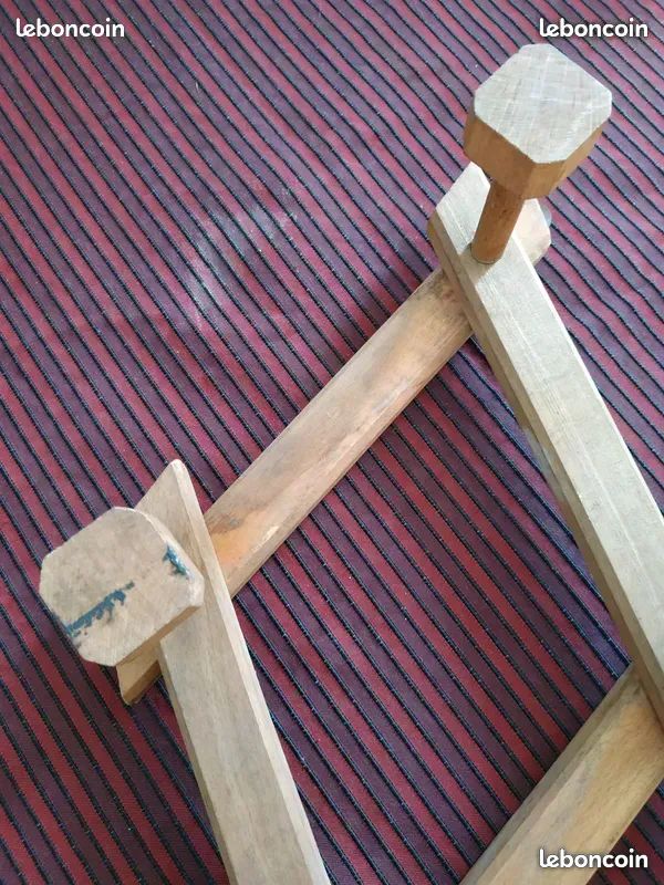 Porte-manteau mural extensible en bois Vintage (image 11)