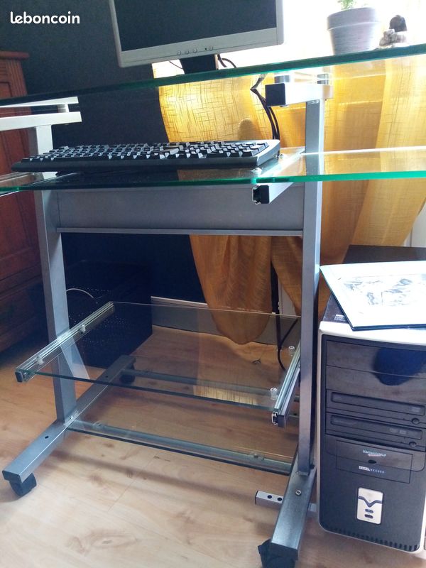 Bureau table verre (image 2)