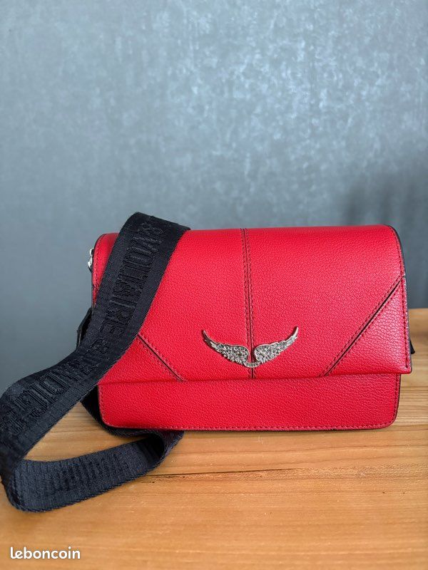 Bag Portefeuille Zadig Et Voltaire Rouge Pochette Zadig Et