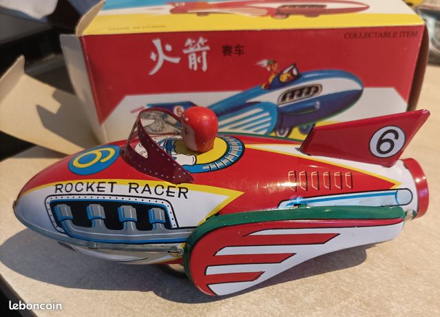 ANCIEN AVION JOUET JET LINER ME 671 China made Tin Toy TBE en boite