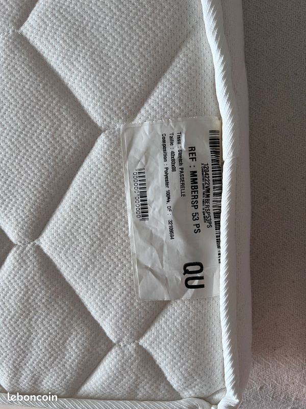 Matelas bébé thermorégulateur 40x80 (image 3)