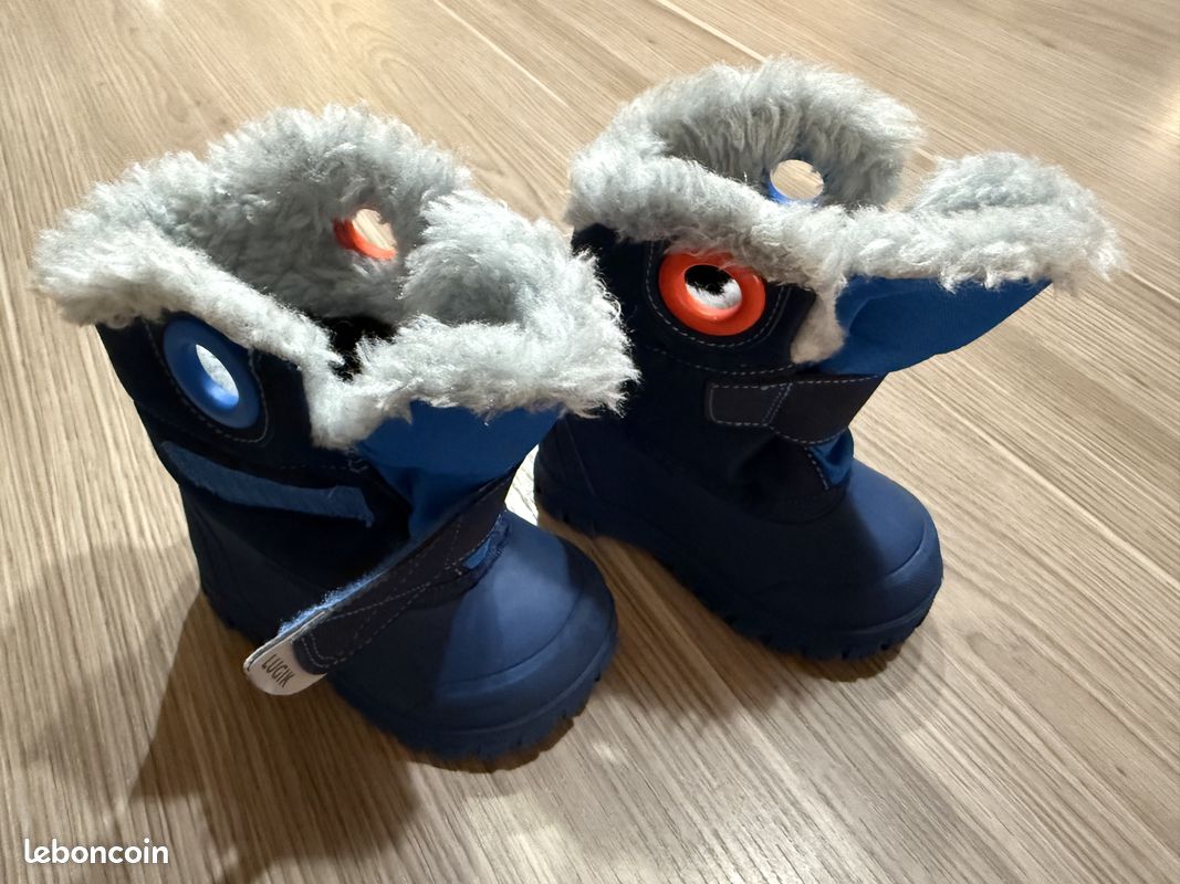 Bottes de neige Après ski bébé XWARM bleues taille 20/21