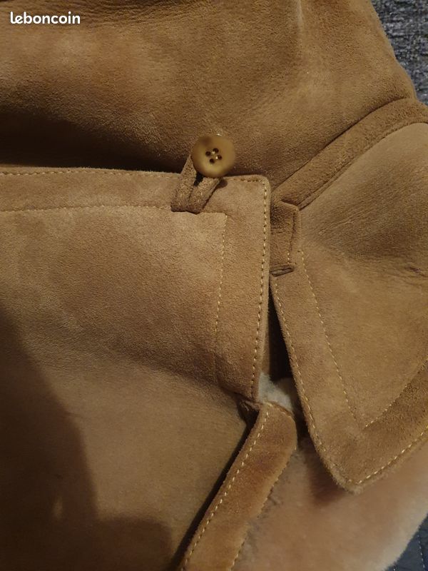 Très élégant Manteau homme en peau lainée (image 7)